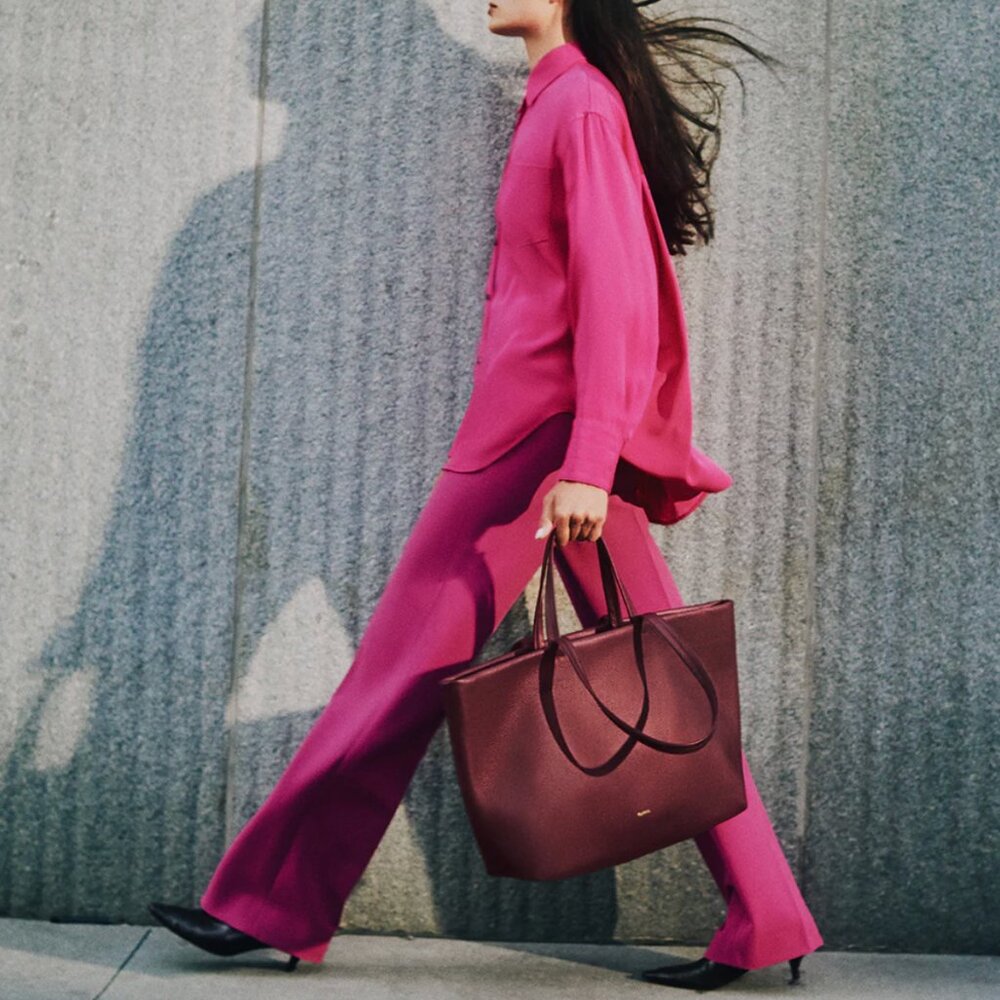Cuyana Classic Easy Tote in Cherry NWT - Picture 14 of 15
